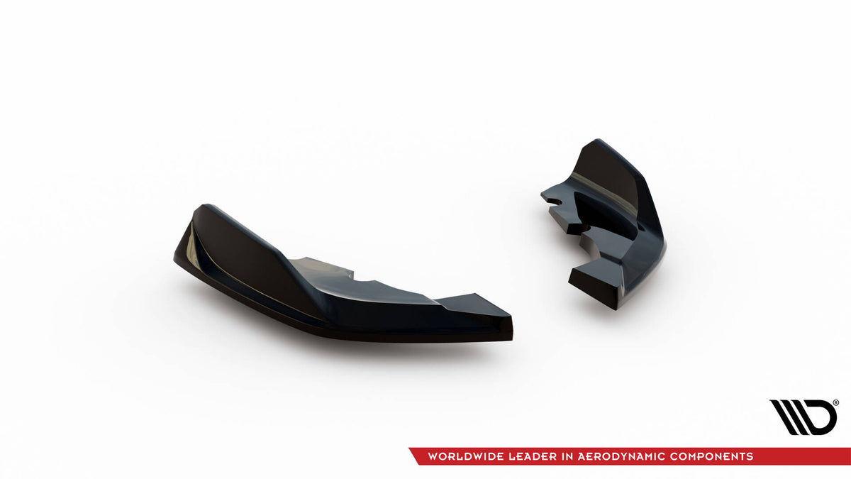 Rear Side Splitters V.8 (For rear valance v.1) BMW 1 M-Pack /  M135i / 128ti F40