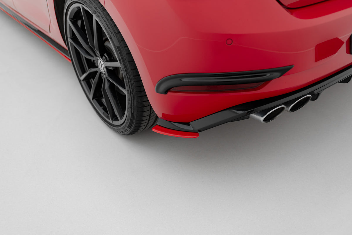 Rear Side Splitters Volkswagen Golf Hatchback R / R-Line Mk7 Facelift