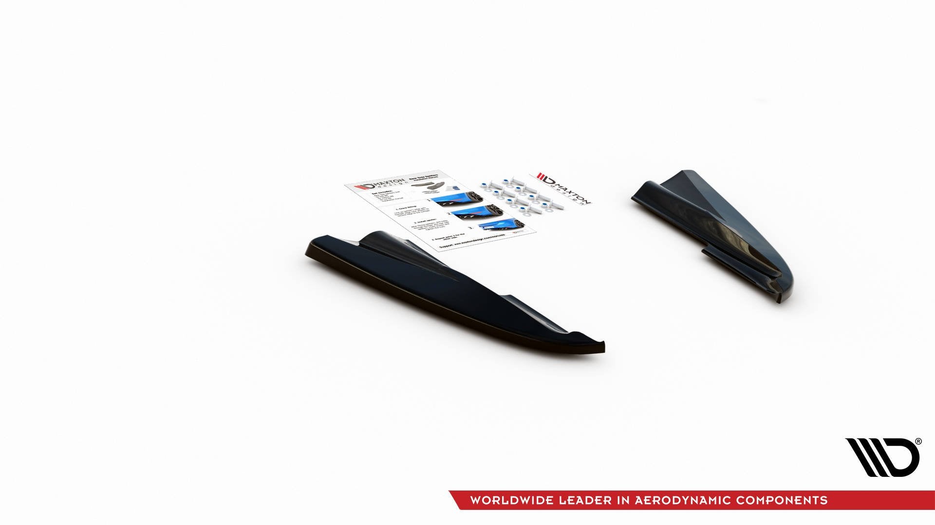 Rear Side Splitters Volvo S60 R-Design Mk2 Facelift