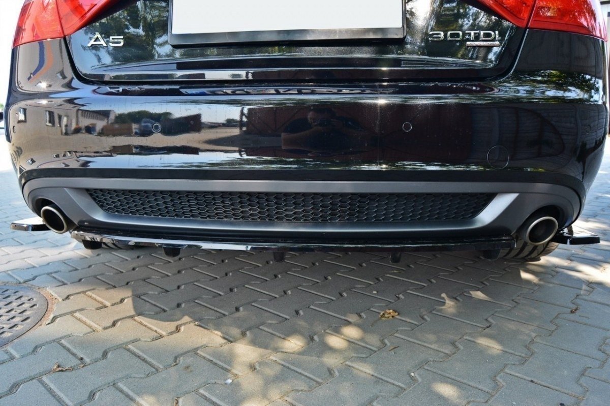 Rear Splitter Audi A5 Coupe / Sportback S-Line 8T (with a vertical bar)