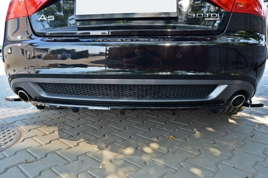 Rear Splitter Audi A5 Coupe / Sportback S-Line 8T (with a vertical bar)