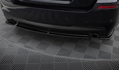 Rear Splitter for BMW 5 M-Pack Sedan/Touring F10/F11 (fits two single exhaust ends)