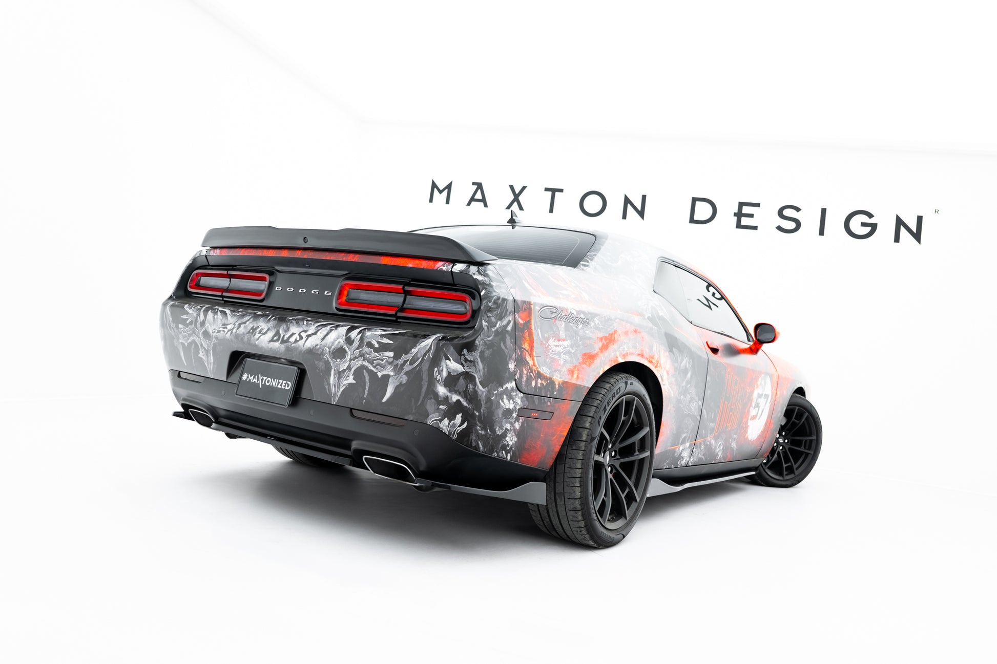 Rear Splitter for Dodge Challenger GT Mk3 Facelift