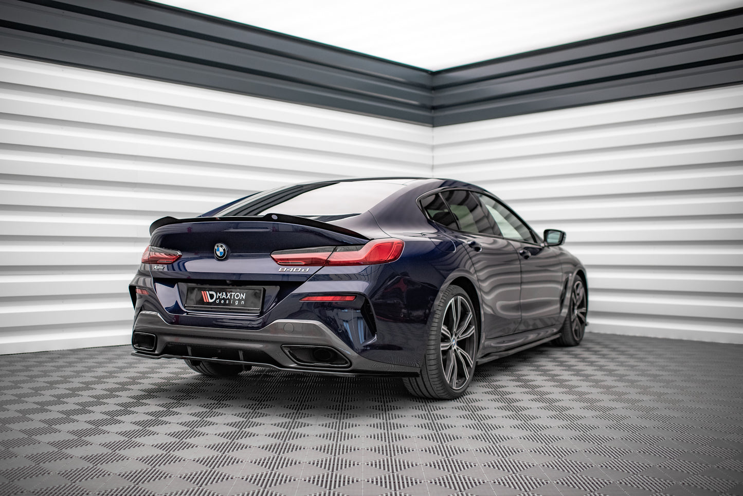 Rear Splitter (with vertical bars) BMW 8 Gran Coupe M-Pack G16