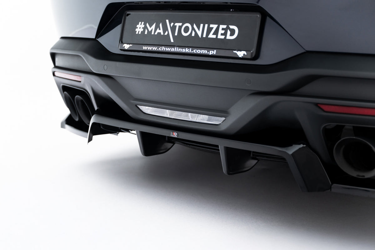 Rear Splitter (with vertical bars) Ford Mustang Dark Horse Mk7