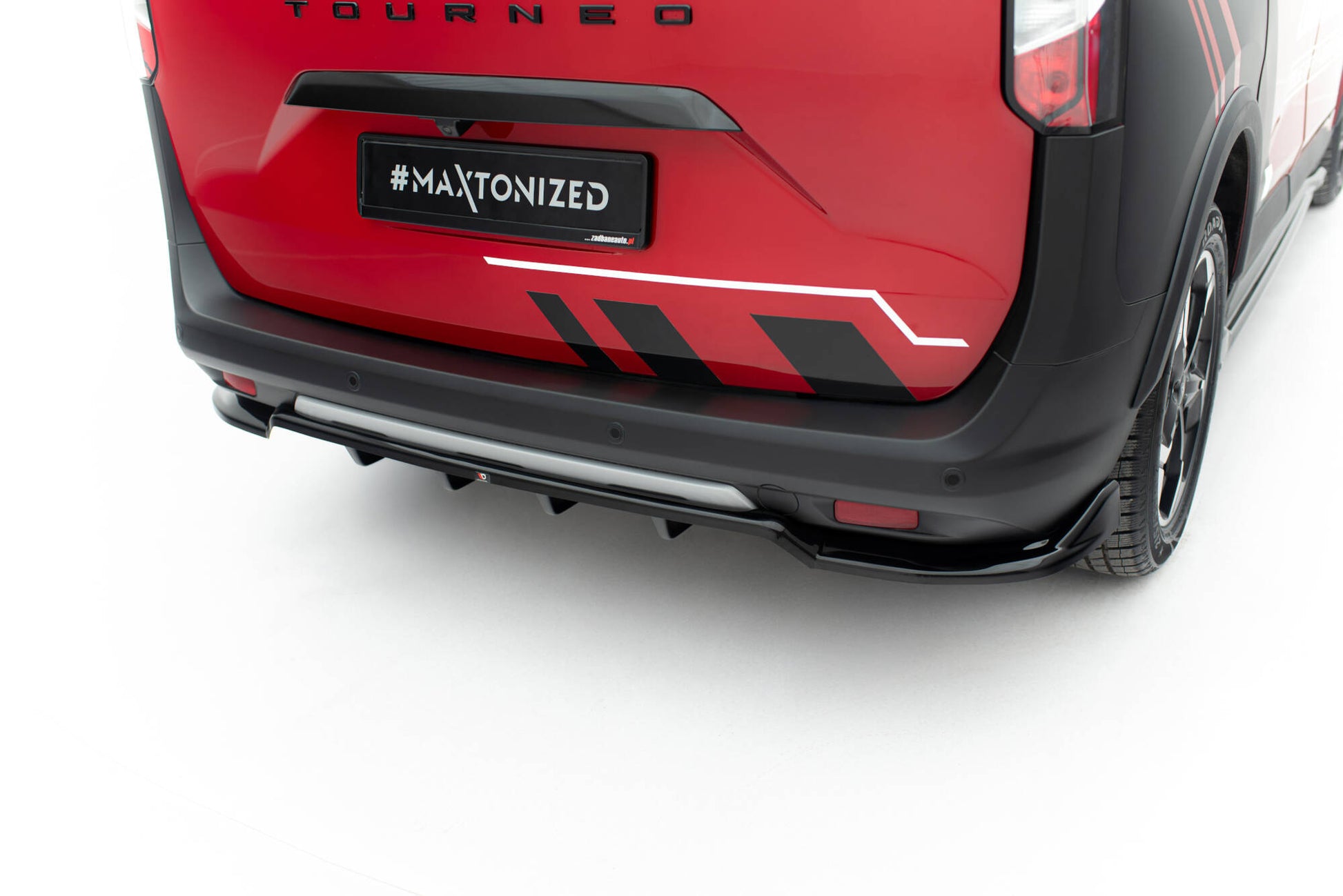 Rear Splitter (with vertical bars) Ford Tourneo Courier Mk2
