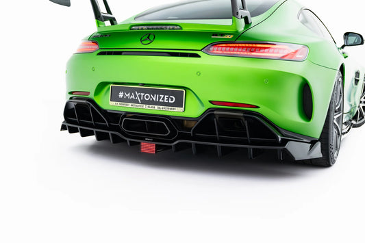Rear Splitter (with vertical bars) + LED  Mercedes-AMG GT R C190 Facelift