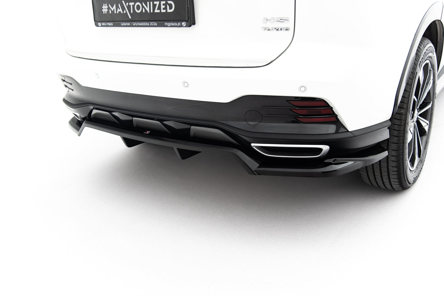 Rear Splitter (with vertical bars) MG HS Mk2