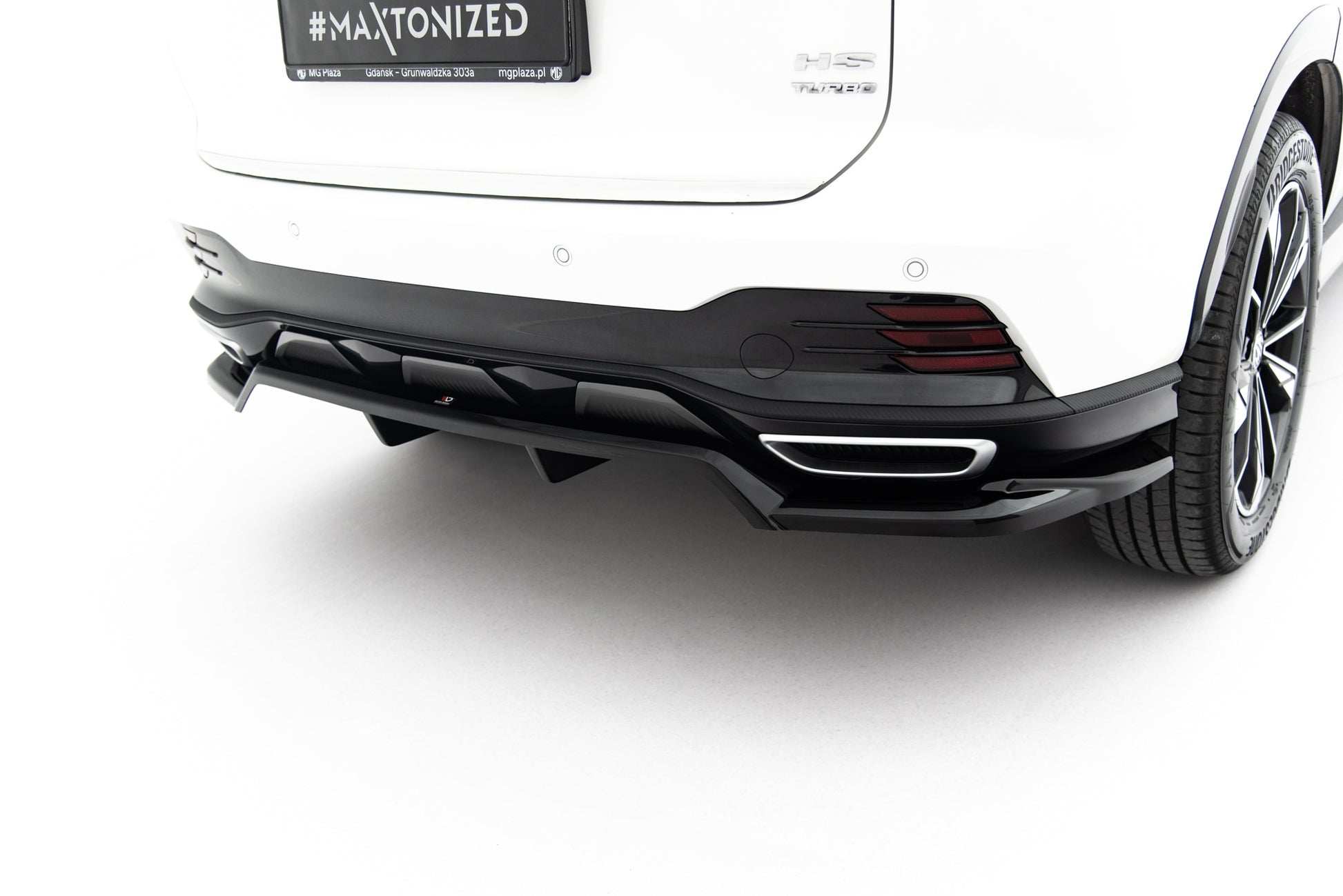 Rear Splitter (with vertical bars) MG HS Mk2