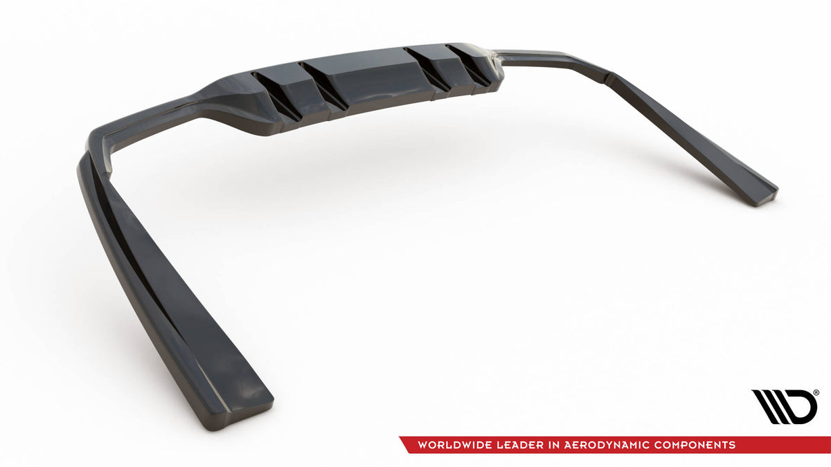 Rear Splitter (with vertical bars) Mercedes-AMG C 43 Sedan  W205 Facelift