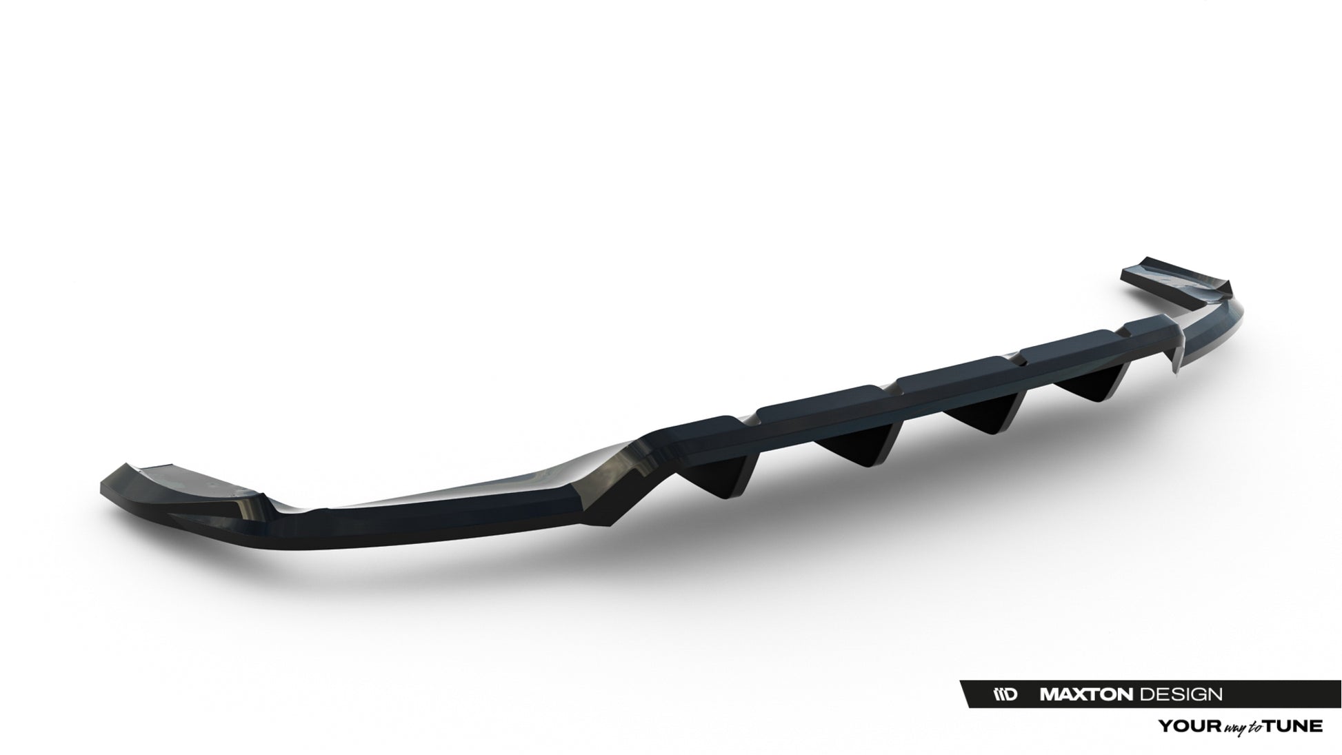 Rear Splitter (with vertical bars) Mercedes-Benz GLA 45 AMG X156 Facelift