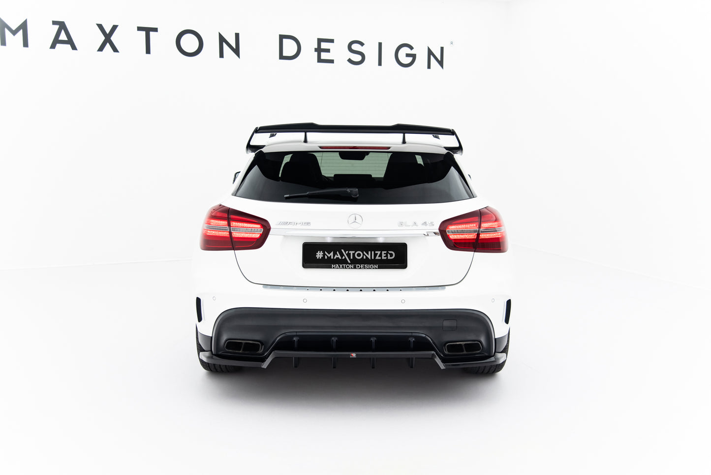 Rear Splitter (with vertical bars) Mercedes-Benz GLA 45 AMG X156 Facelift