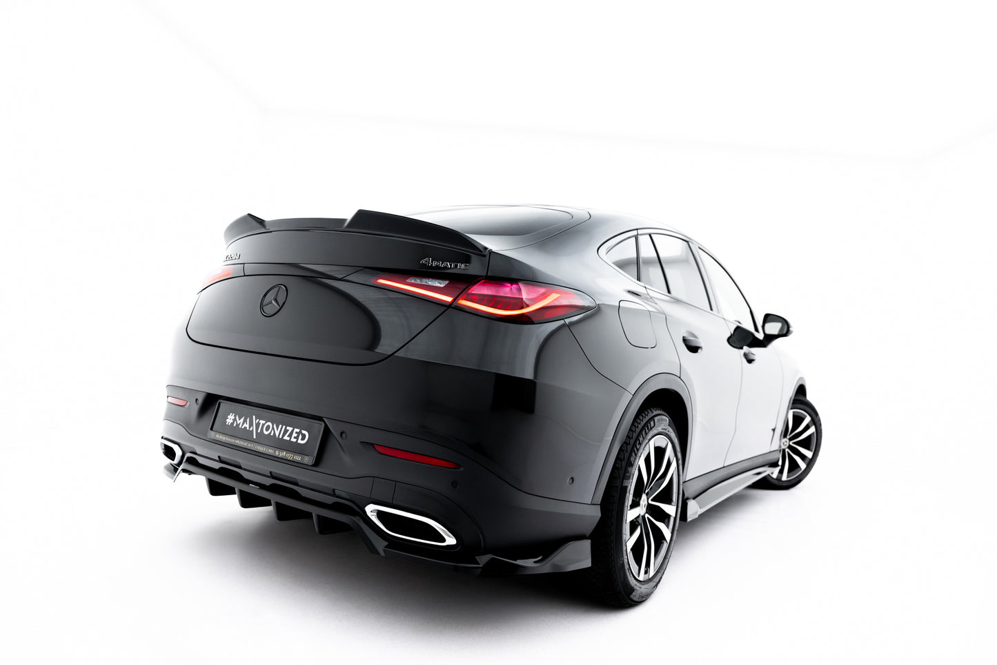 Rear Splitter (with vertical bars) Mercedes-Benz GLC Coupe C254