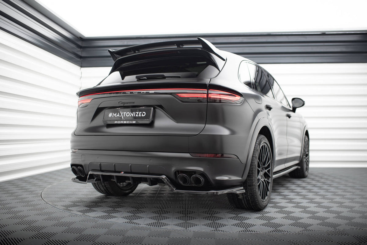 Rear Splitter (with vertical bars) Porsche Cayenne Sport Design SUV / Coupe Mk3