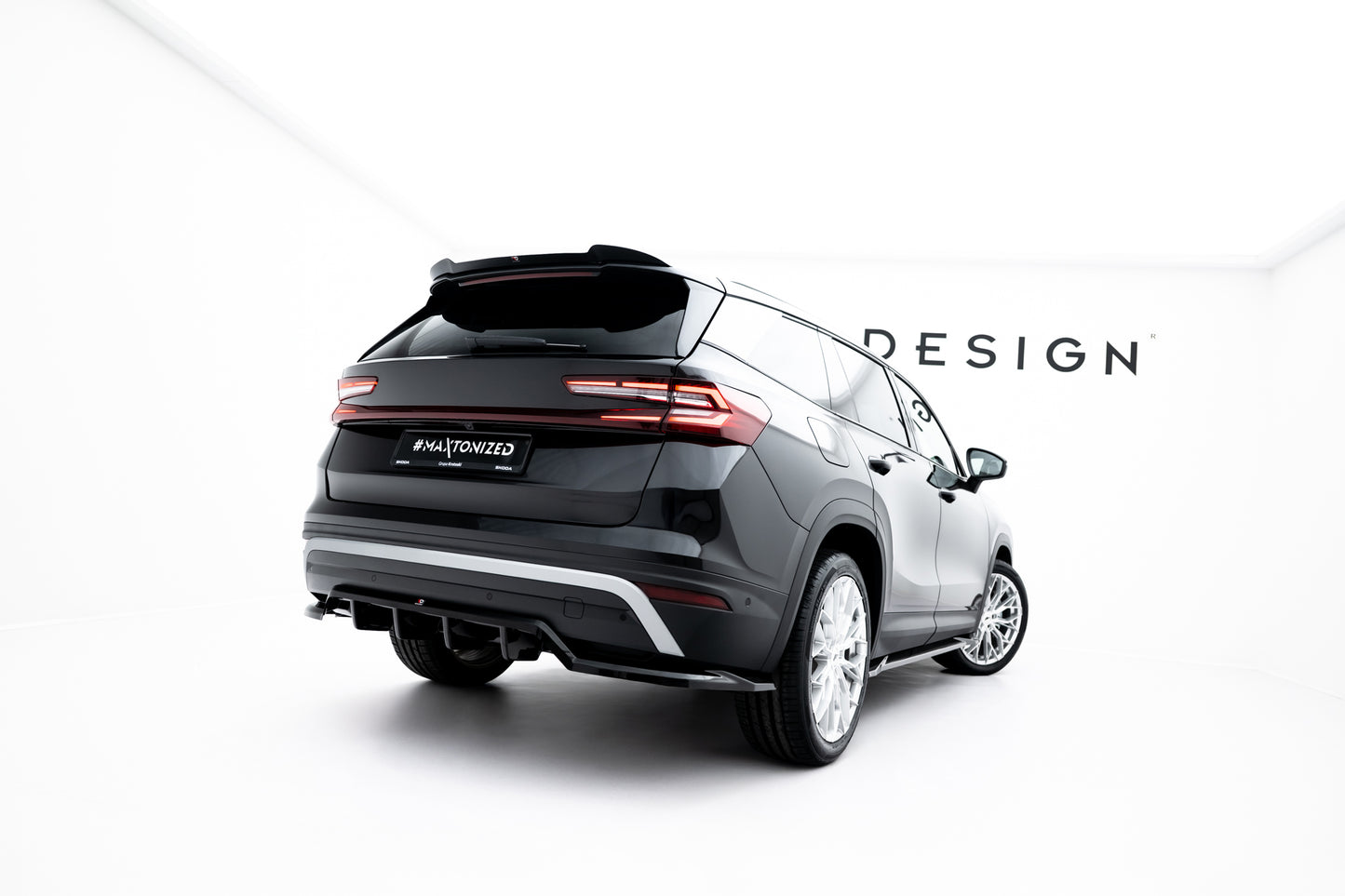 Rear Splitter (with vertical bars) Skoda Kodiaq Mk2
