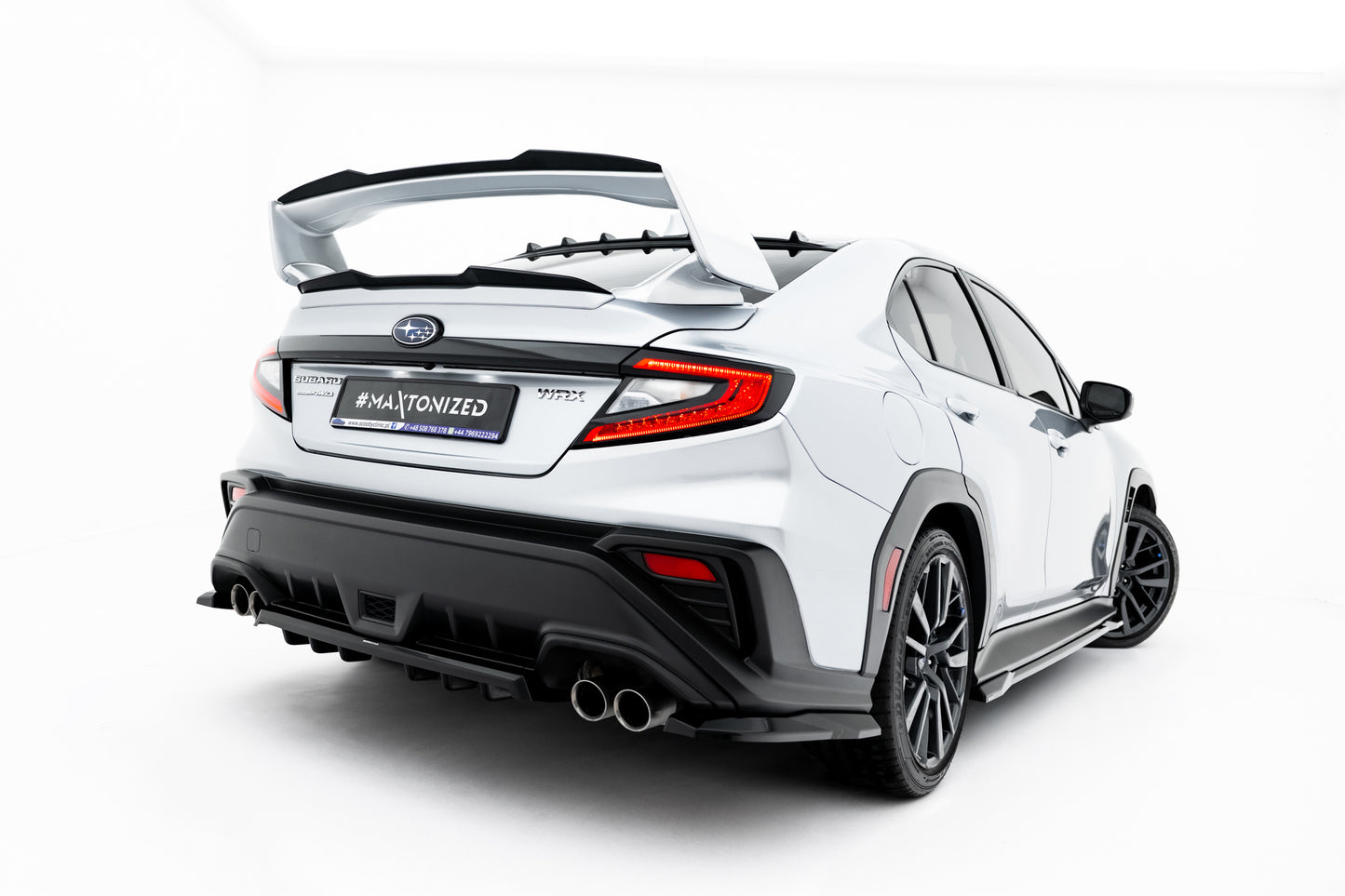 Rear Splitter (with vertical bars) Subaru WRX STI Mk2
