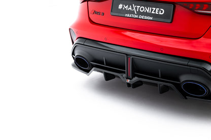 Rear Splitter (with vertical bars) V.1 Audi RS3 Sedan 8Y Facelift