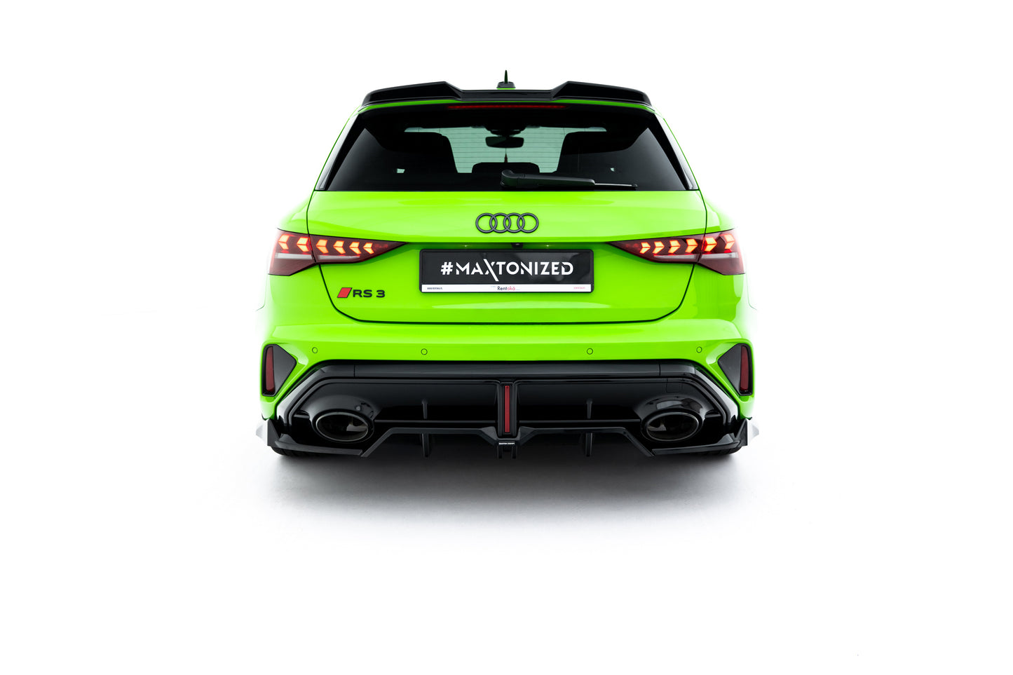 Rear Splitter (with vertical bars) V.3 Audi RS3 Sportback 8Y Facelift