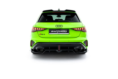 Rear Splitter (with vertical bars) V.3 Audi RS3 Sportback 8Y Facelift