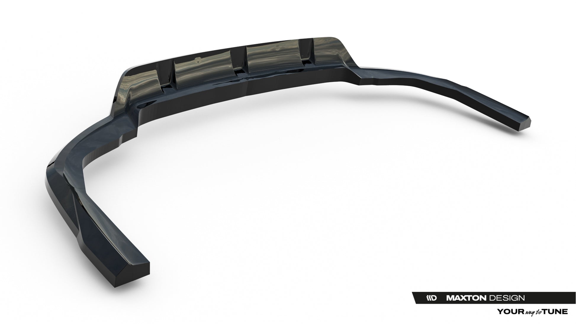 Rear Splitter (with vertical bars) V.1 BMW X5 M-Pack G05 Facelift