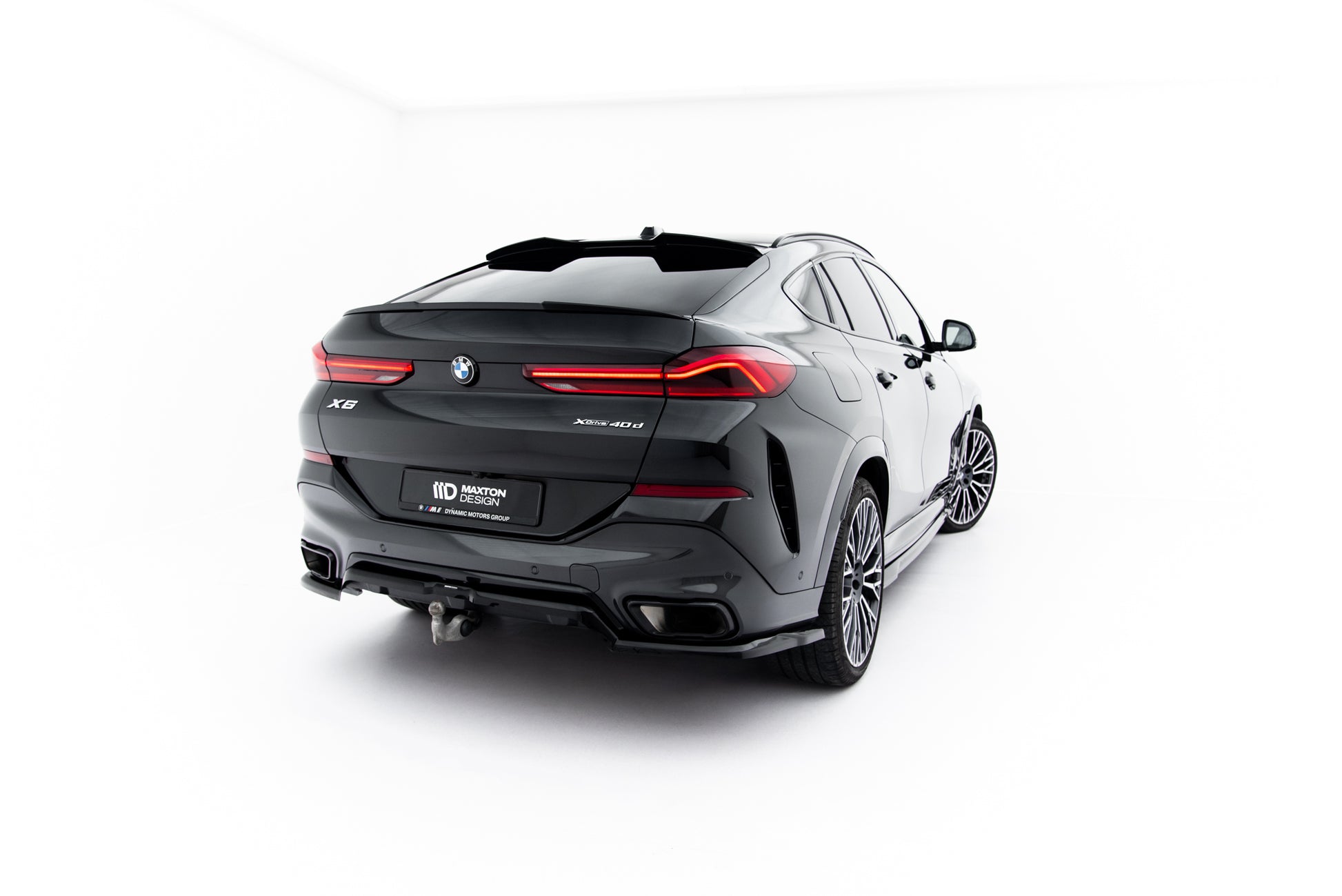 Rear Splitter (with vertical bars) V.1 BMW X6 M-Pack G06 Facelift