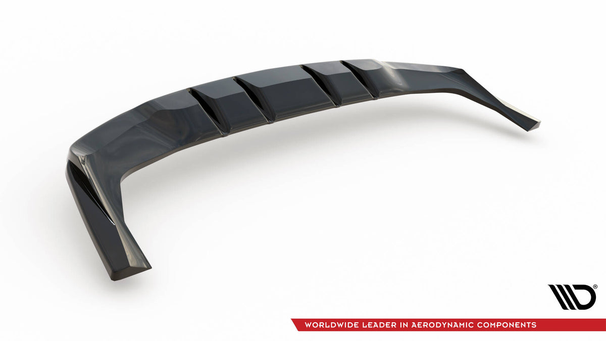 Rear Splitter (with vertical bars) V.1 Mercedes-Benz GLE Coupe AMG-Line C167 / C167 Facelift