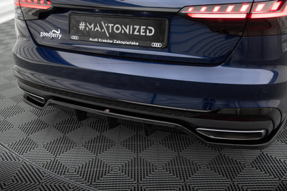 Rear Splitter (with vertical bars) V.2 Audi A4 S-Line B9 Facelift