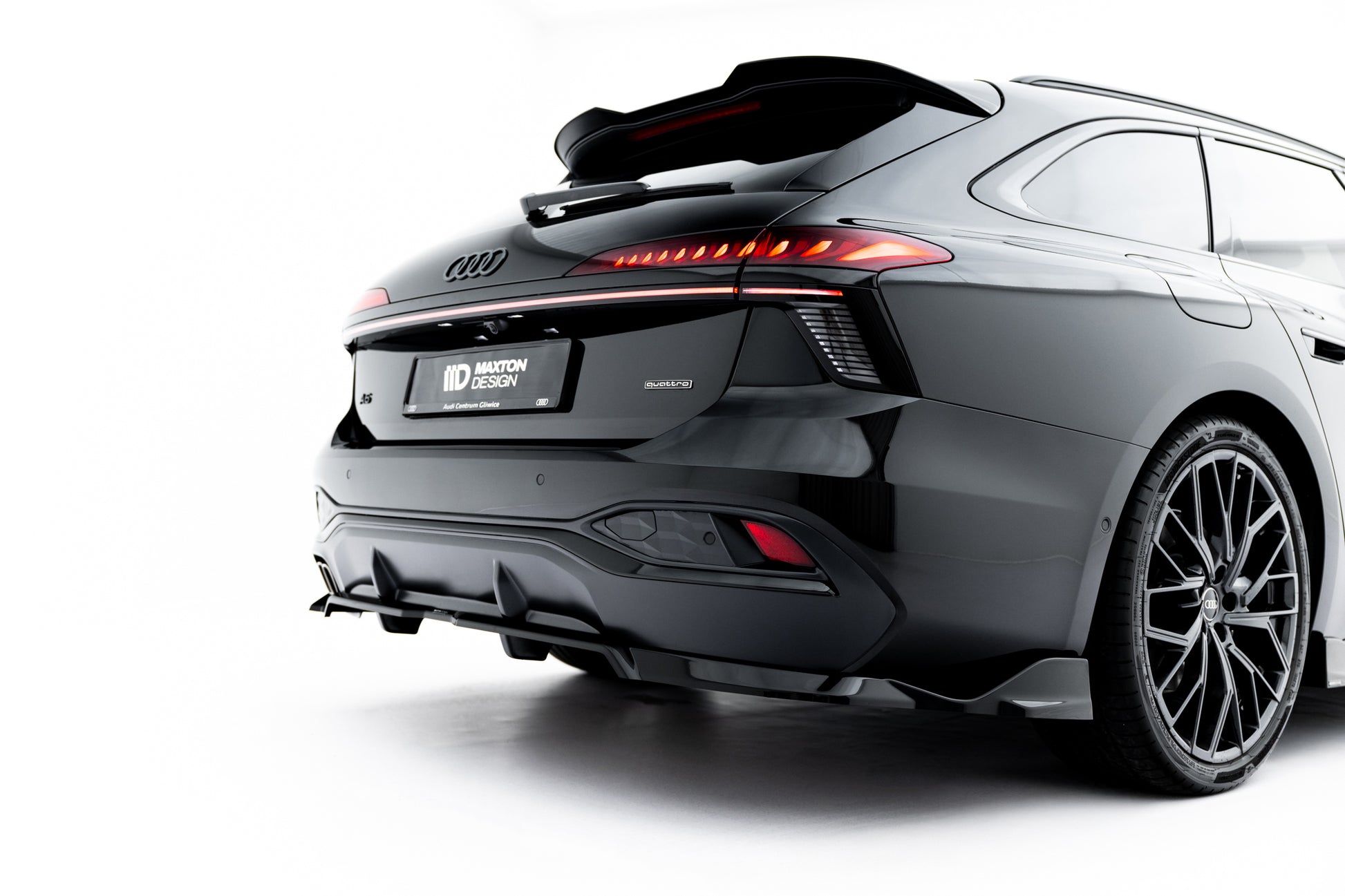 Rear Splitter (with vertical bars) V.2 Audi A6 S-Line C9