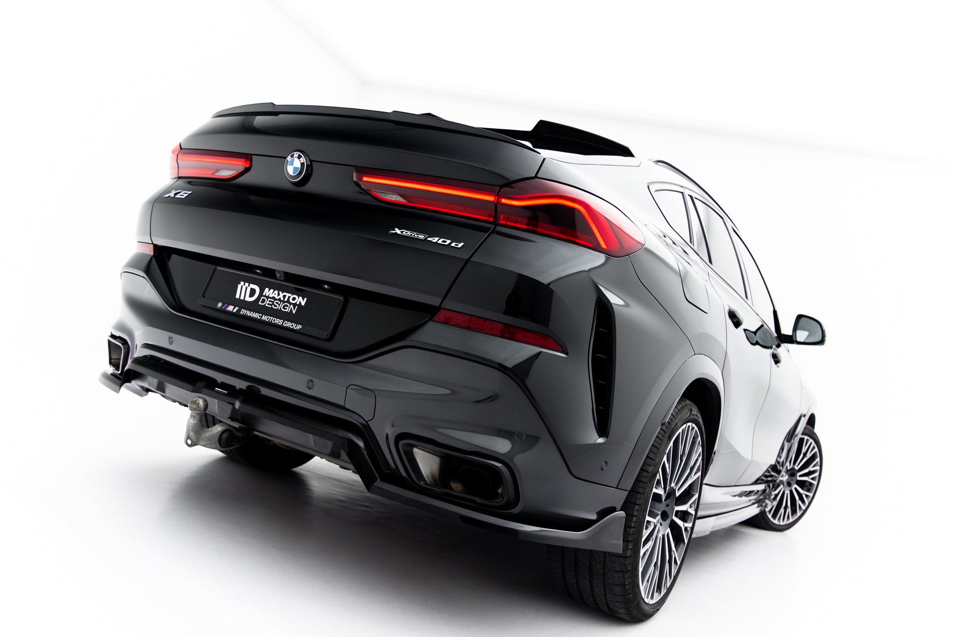 Rear Splitter (with vertical bars) V.2 BMW X6 M-Pack G06 Facelift