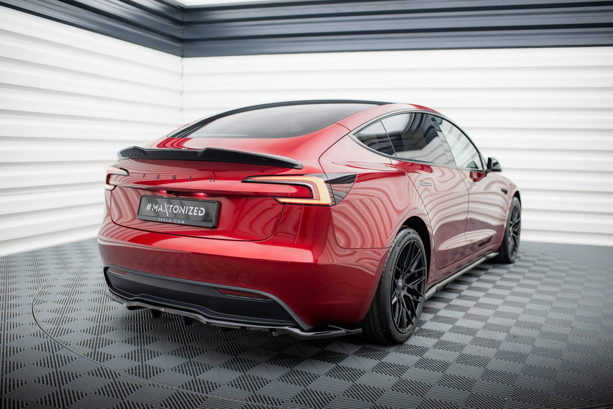 Rear Splitter (with vertical bars) V.2 Tesla Model 3 Project Highland(Facelift)