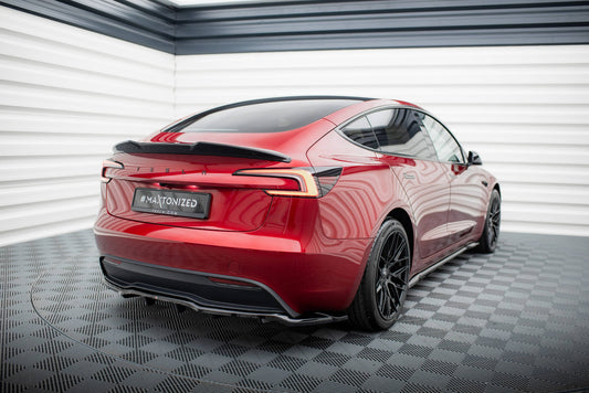 Rear Splitter (with vertical bars) V.2 Tesla Model 3 Project Highland(Facelift)
