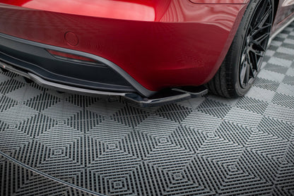 Rear Splitter (with vertical bars) V.2 Tesla Model 3 Project Highland(Facelift)