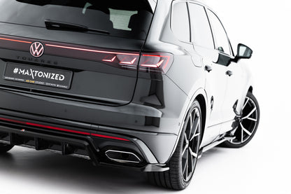 Rear Splitter (with vertical bars) Volkswagen Touareg R-Line Mk3 Facelift