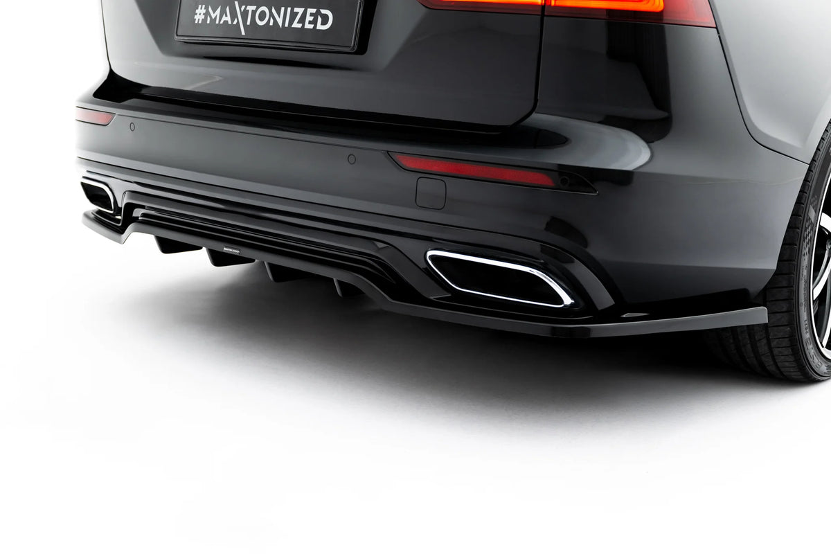 Rear Splitter (with vertical bars) Volvo S60/V60 R-Design Mk3