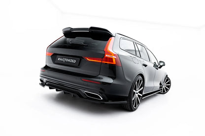 Rear Splitter (with vertical bars) Volvo S60/V60 R-Design Mk3