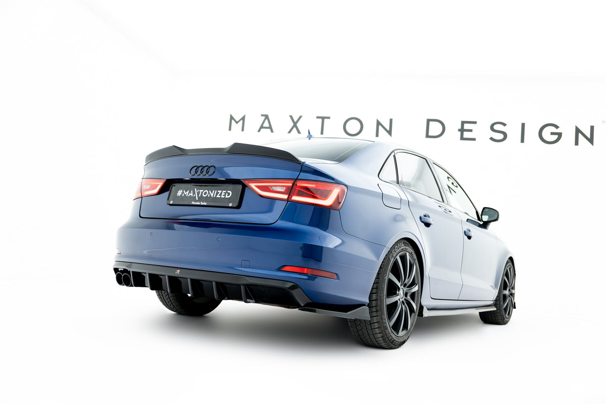 Rear Valance Audi A3 Sedan 8V  (Version with dual exhaust tips on one side)