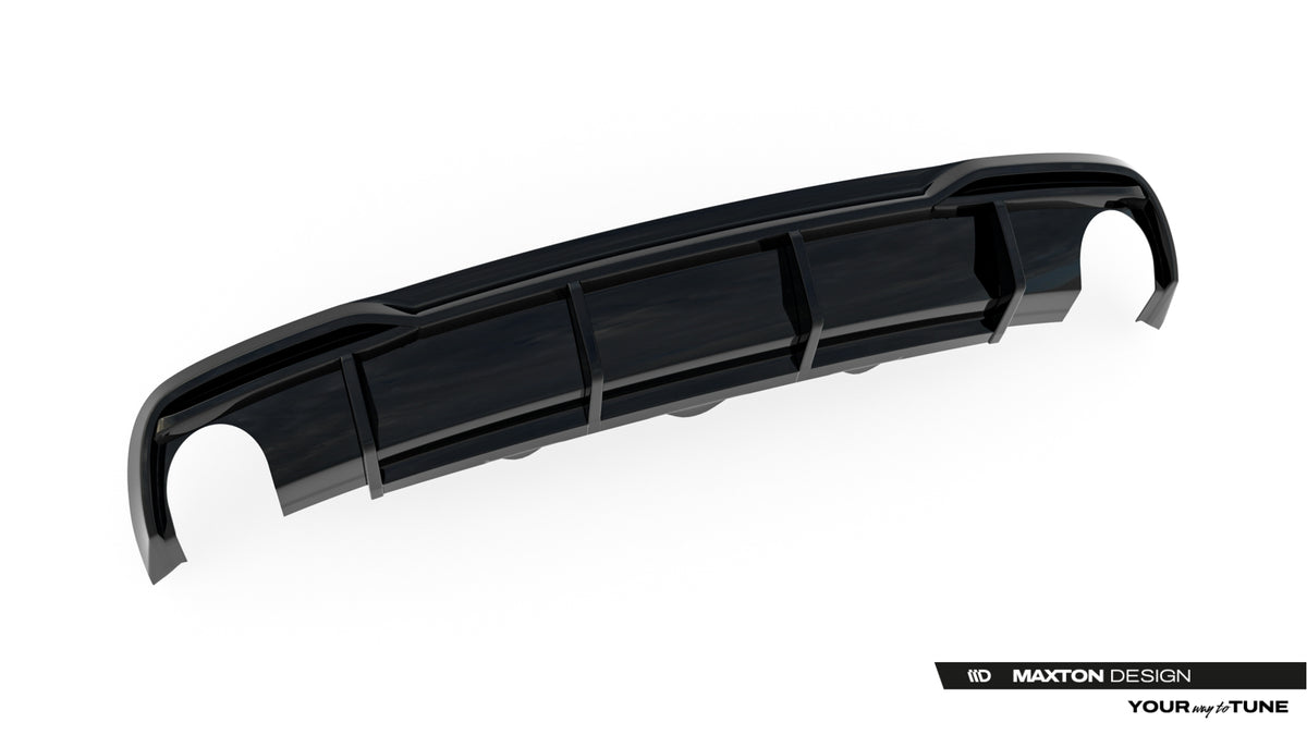 Rear Valance Audi A5 Coupe 8T Facelift (Version with single exhausts on both sides)