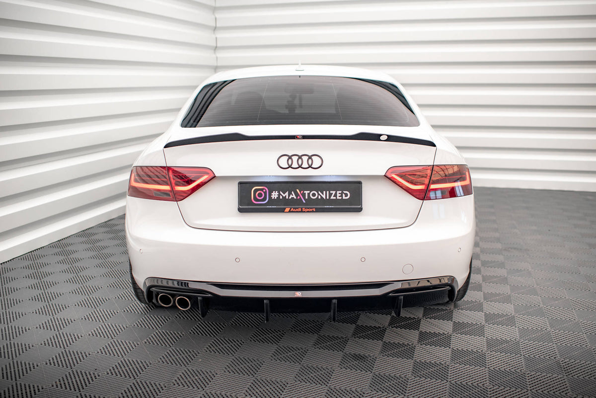 Rear Valance Audi A5 Sportback 8T Facelift  (Version with dual exhausts on one side)