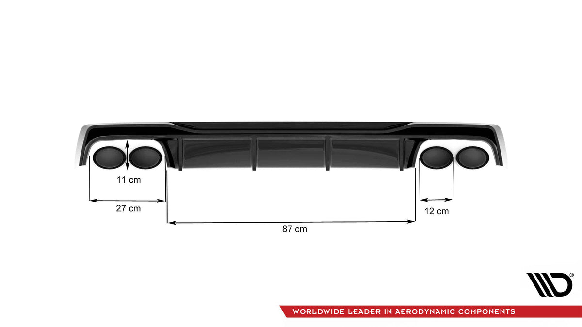 Rear Valance Audi A6 S-Line / S6 C8 / C8 Facelift