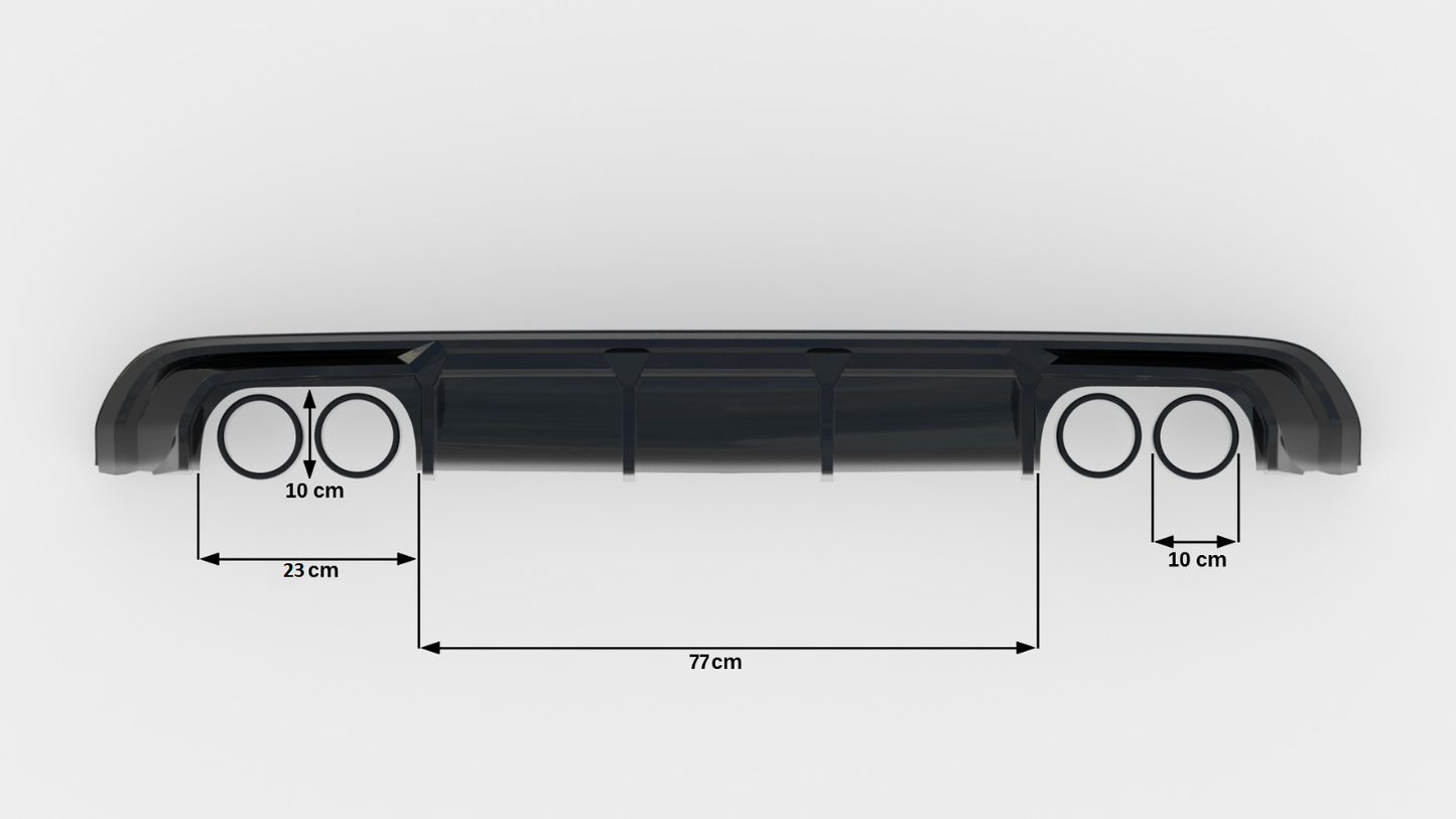 Rear Valance Audi S3 Sportback 8V