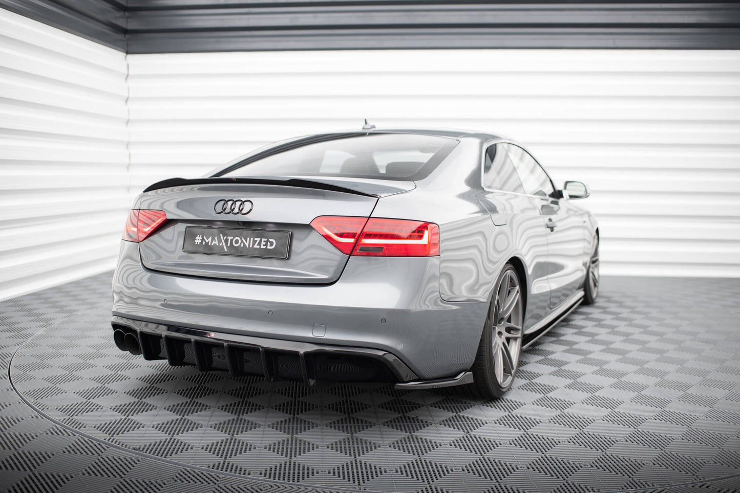 Rear Valance Audi S5 / A5 S-Line 8T Facelift (Single side dual exhaust version)