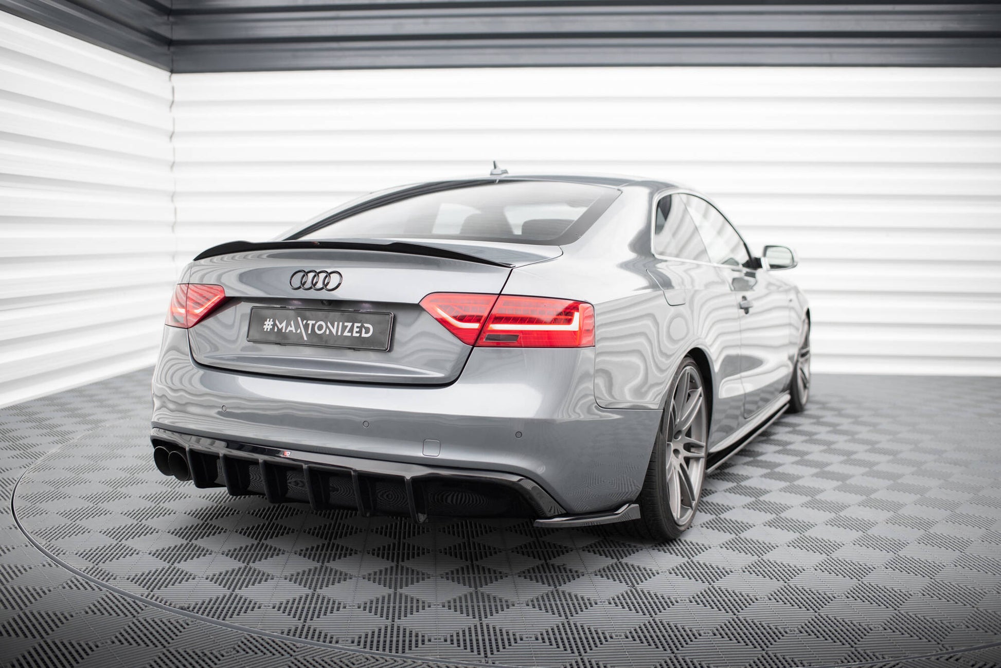 Rear Valance Audi S5 / A5 S-Line 8T Facelift (Single side dual exhaust version)