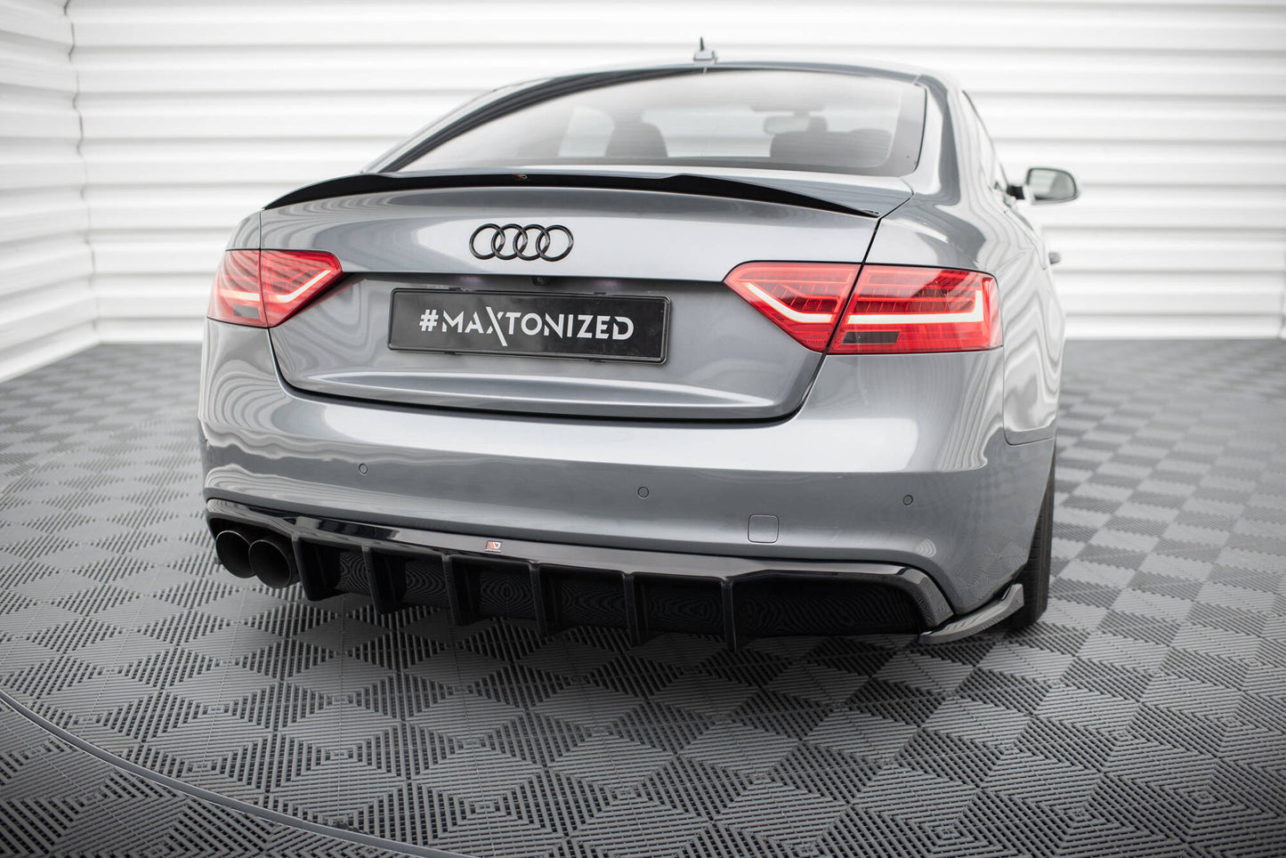 Rear Valance Audi S5 / A5 S-Line 8T Facelift (Single side dual exhaust version)