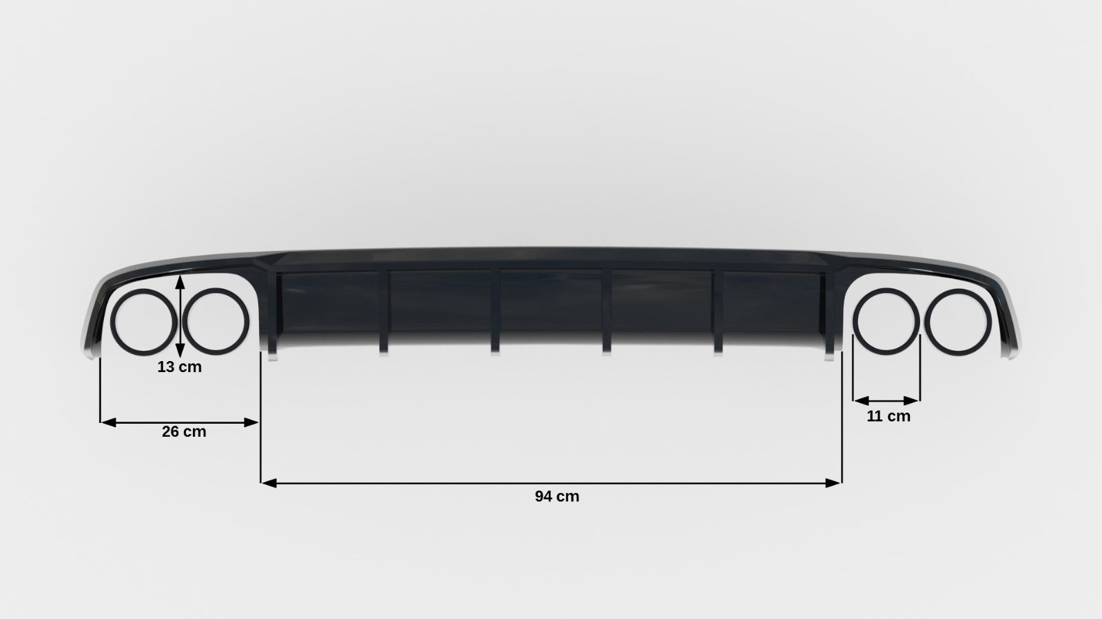 Rear Valance Audi S7 C7