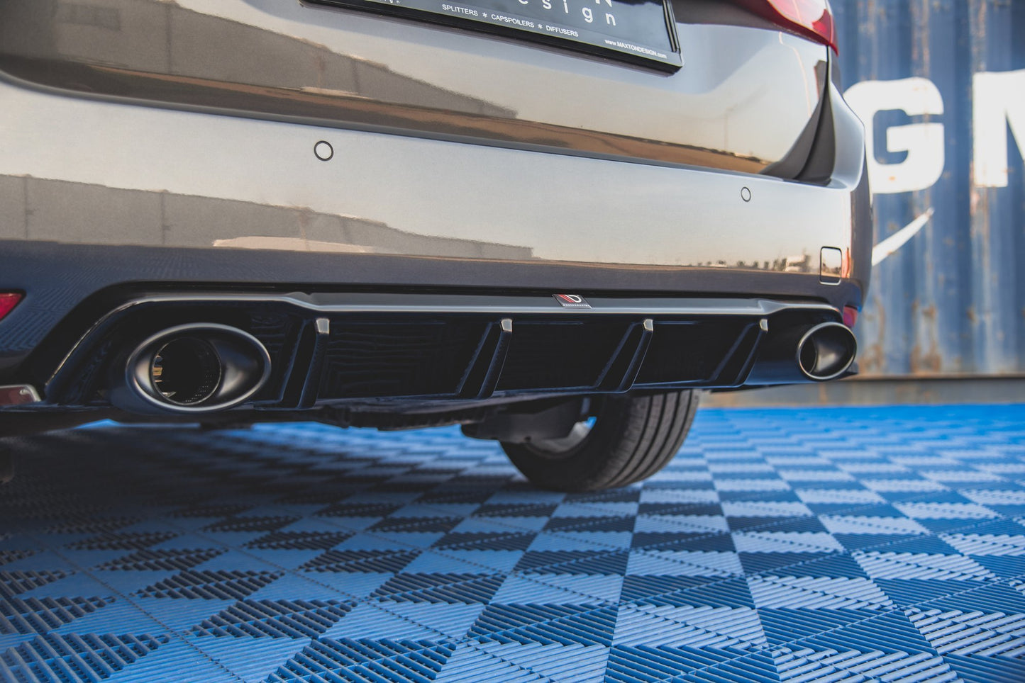 Rear Valance + Exhaust Ends Imitation Peugeot 308 SW Mk2