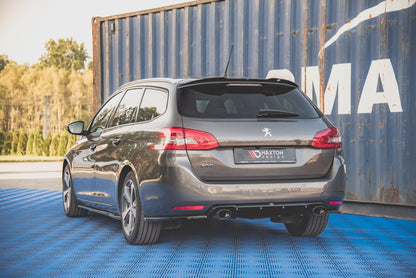 Rear Valance + Exhaust Ends Imitation Peugeot 308 SW Mk2