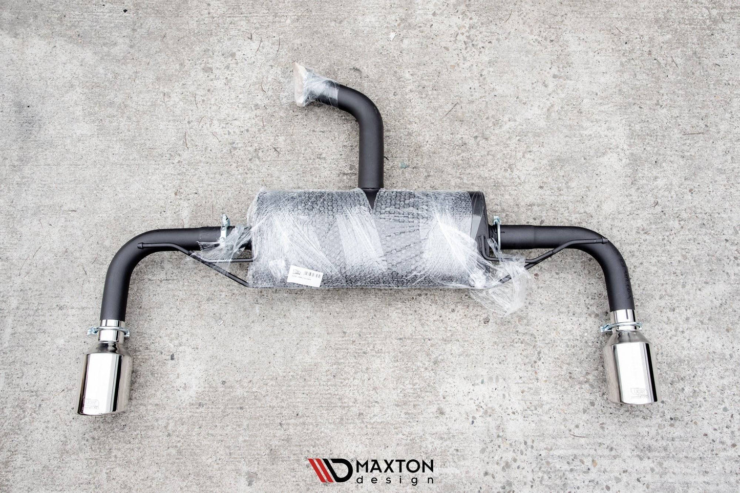 Rear Valance (GTI LOOK) with Exhaust Volkswagen Golf Hatchback Mk8 / Mk8 Facelift