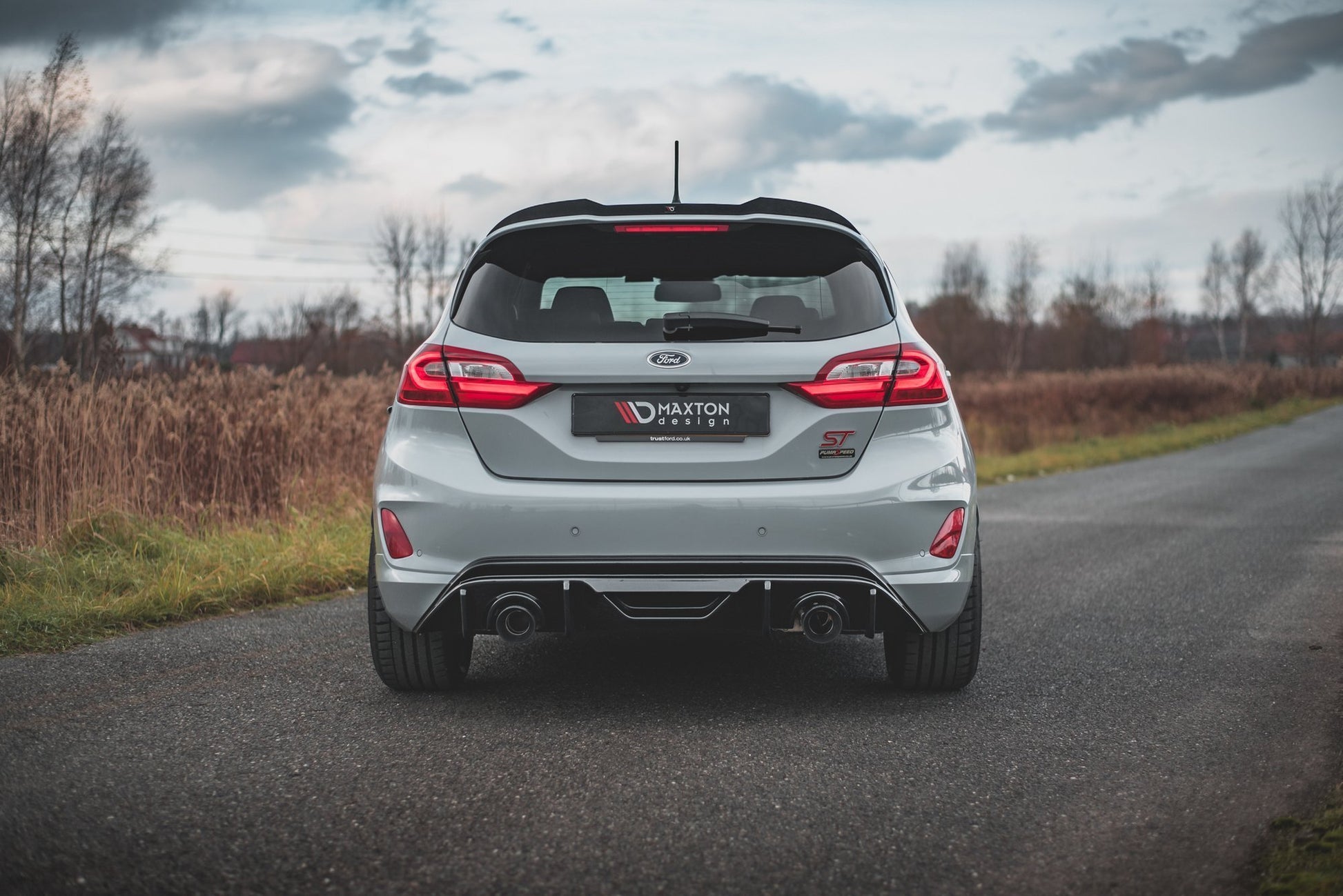 Rear Valance + Milltek Sport Exhaust Extension Ford Fiesta ST Mk8