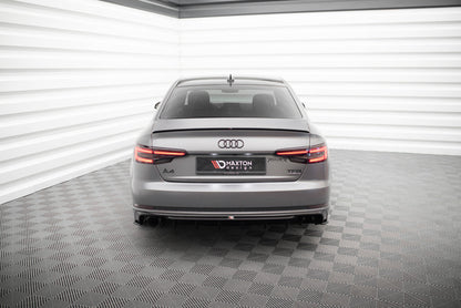 Rear Valance V.1 Audi A4 S-line B9 (Version with single exhaust tips on one side)