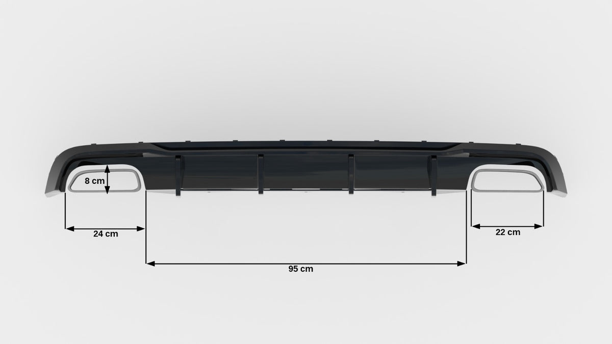Rear Valance V.2 Audi A6 / A6 C7 S-line/ S6 C7 Facelift